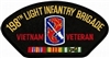 VIEW 198th Light Infantry Brigade Vietnam Veteran Patch