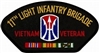 VIEW 11th Light Inf Bde Vietnam Veteran Patch