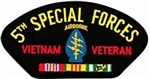 VIEW 5th Special Forces Airborne Vietnam Veteran Patch