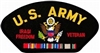 VIEW US Army Iraqi Freedom Veteran Patch With Ribbons