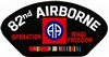 VIEW 82nd Airborne Division Iraq Veteran Patch