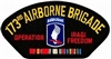 VIEW 173rd Airborne Brigade Iraq Veteran Patch