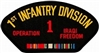 VIEW 1st Infantry Division Iraq Veteran Patch
