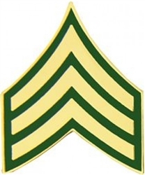 VIEW US Army E5 Sergeant Lapel Pin