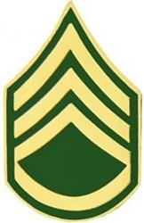 VIEW US Army E6 Staff Sergeant Lapel Pin