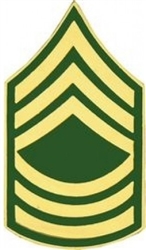 VIEW US Army E8 Master Sergeant  Pin
