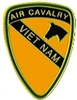 VIEW 1st Air Cavalry Div Vietnam Lapel Pin