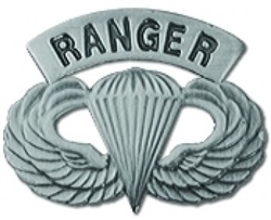 VIEW Ranger Parachutist Wings Lapel Pin