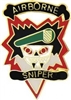 VIEW US Army SOG Airborne Sniper Lapel Pin