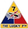 VIEW 7th Armored Division Lapel Pin