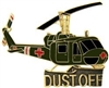 VIEW UH-1 DUST OFF Lapel Pin