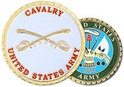 VIEW US Army Cavalry Challenge Coin