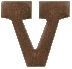 VIEW Bronze Letter "V" Device
