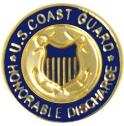 VIEW USCG Honorable Discharge Lapel Pin
