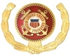 VIEW USCG Wreath Lapel Pin