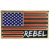 VIEW Rebel US Flag Lapel Pin