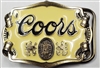 VIEW Coors Beer Belt Buckle