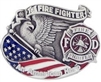 VIEW Fire Fighter American Hero Belt Buckle