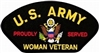 VIEW US Army Woman Veteran Patch