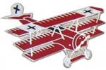 VIEW Fokker Triplane Lapel Pin