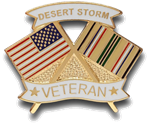 VIEW Desert Storm Veteran Lapel Pin