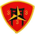 â–ªï¸<!0>3rd Marine Division, 3rd Marine Regiment, 3rd  Marine Battalion (3/3/3) Patch