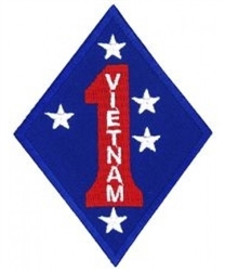 VIEW 1st Marine Division Vietnam Patch