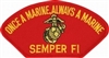 VIEW Once A Marine Always A Marine Patch