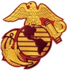 VIEW USMC Globe And Anchor Back Patch
