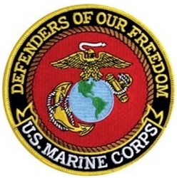 VIEW Defenders Of Our Freedom USMC Back Patch