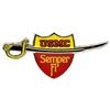VIEW US Marine Corps Semper Fi Lapel Pin