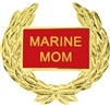 VIEW Marine Mom Wreath Lapel Pin