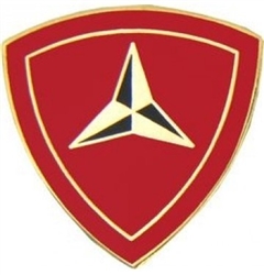 VIEW 3rd Marine Division Lapel Pin
