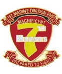 VIEW 7th Marine Regiment Lapel Pin