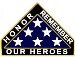 VIEW Honor Our Heroes Folded Flag