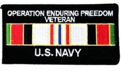 VIEW OEF Veteran US Navy Patch