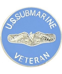 VIEW US Sub Veteran Lapel Pin
