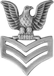 VIEW US Navy PO1 Collar Insignia