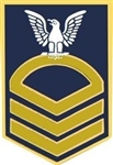 VIEW USN CPO E-7 Rank Pin