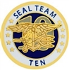 VIEW SEAL Team 10 Lapel Pin