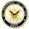 VIEW My Brother Is In The Navy Lapel Pin