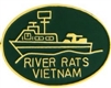 VIEW River Rats Vietnam Lapel Pin