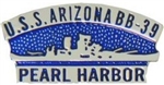 VIEW USS Arizona Lapel Pin