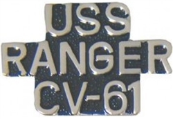 VIEW USS RANGER Lapel Pin