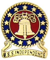 VIEW USS Independence Lapel Pin