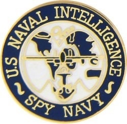 VIEW US Naval Intelligence Spy Navy Pin