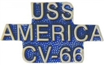 VIEW USS AMERICA Lapel Pin