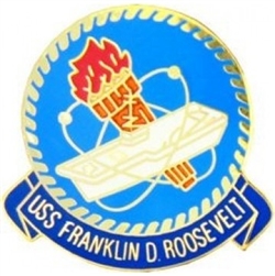VIEW USS Franklin D. Roosevelt Lapel Pin