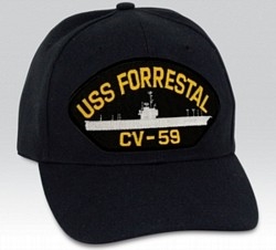 VIEW USS Forrestal CV-59 Ball Cap