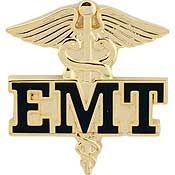 VIEW Emerg Med Technician Caduceus Lapel Pin